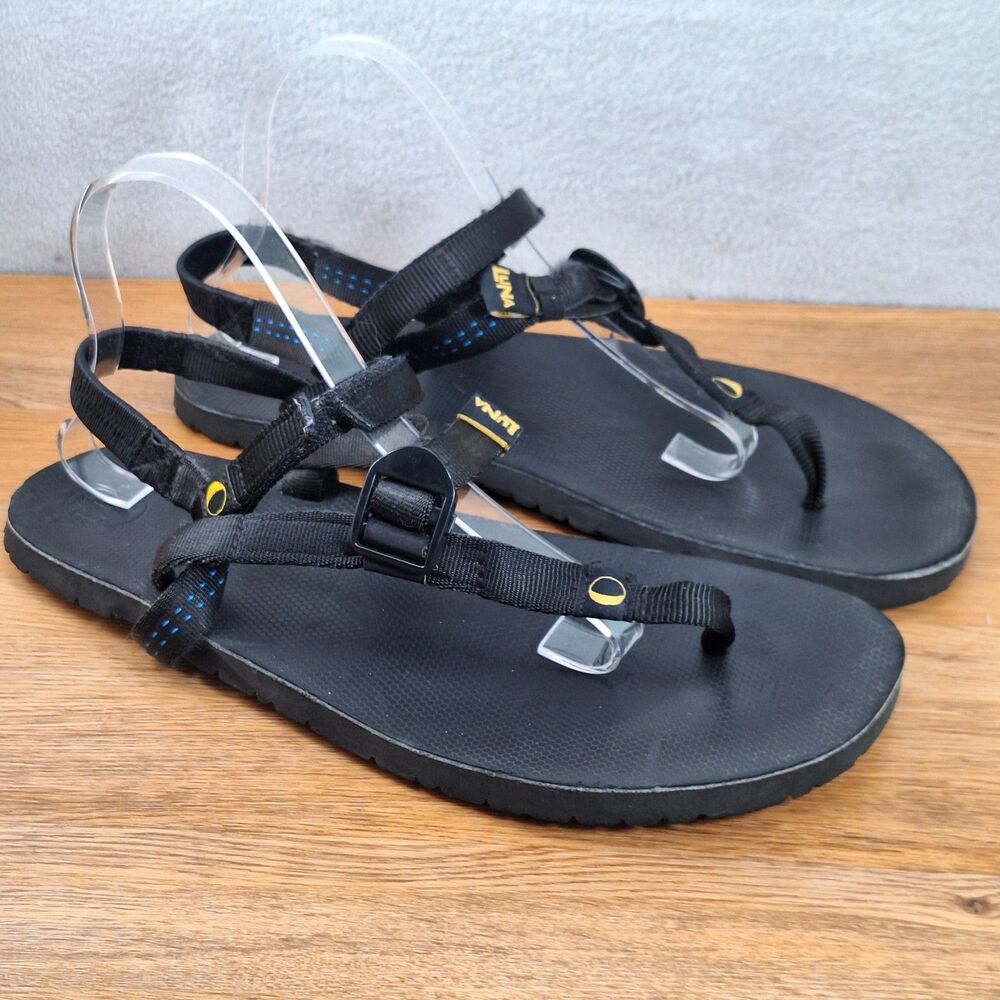 Luna Venado Men's 13 EU 45 Running Sandals Black Vibram Sole Thong